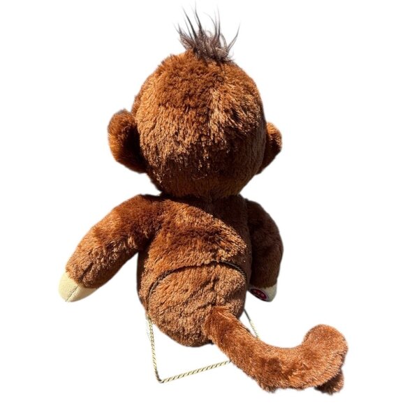Build A Bear Smile Monkey Chimp Plush Stuffed Security Support Pet Toy - Picture 4 of 16